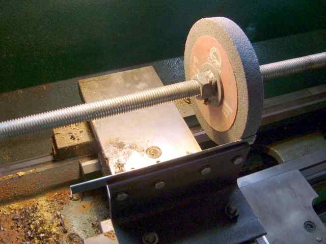 Lathe jig in lathe