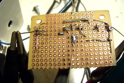Bottom view, note simplicity achieved