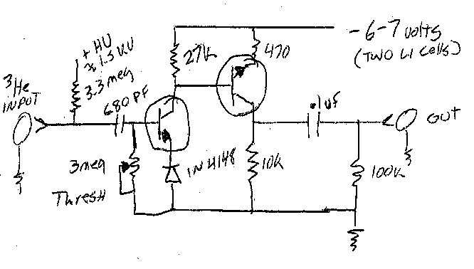 My preamp design for 3He tubes.