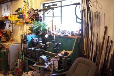 Lathe with nice view