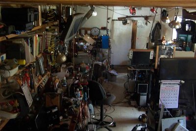 Coming downstairs to "work".