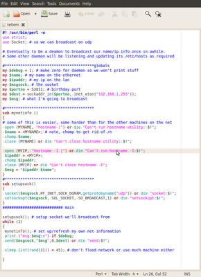 What code should look like - linux's version of notepad, but with actual features like color syntax highlighting for a dozen languages.