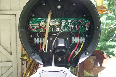 What the new cable looks like wired in