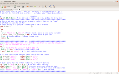 Syntax highlighted