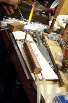 Homebrew torch for glass work