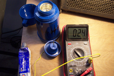 A cheapo calorimeter...hope it's good enough for this.
