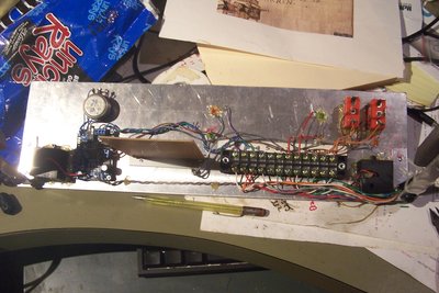 The back side.  The legs and lead weights are to make it stable on the table.