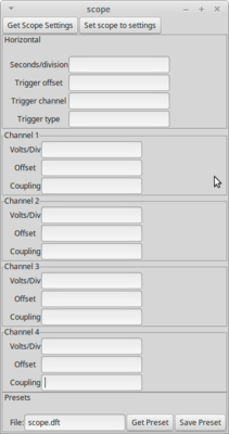 What I see.  You can get or set the scope to the GUI, and get and set a preset file (any number of them) to the GUI (and hence <> scope).