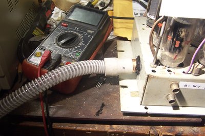 cooling for the semiconductors and bleed out to tubes