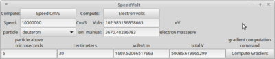 Put in some knowns and click to get the missing one for most combinations.