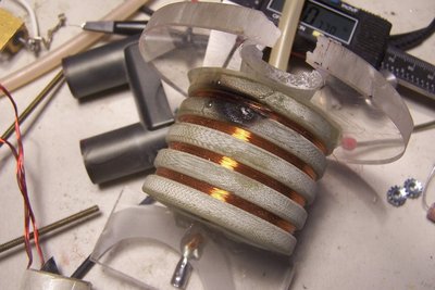 Oh well, time to repair this - arced to the ferrite core