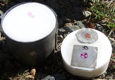 Oven with samples