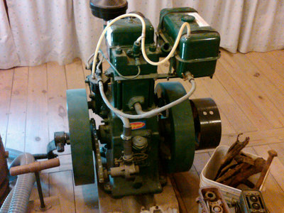 New, Old diesel engine