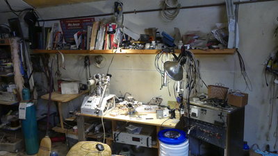 The upstairs station