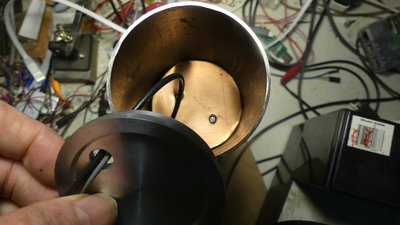 Plenty of play room for a preamp, battery, power switch...