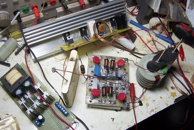 Bridge setup on my tinker bench.