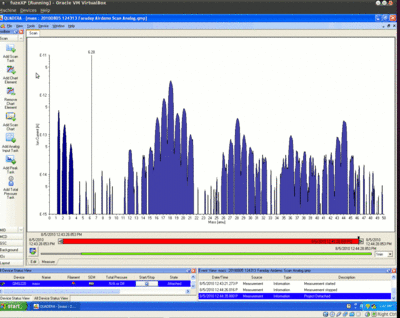 Analog short scan as the system sat when I started, having been on pump for about a week.