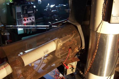 Tank back end, gas delivery