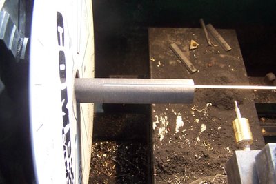 Test fit of pure alumina rod
