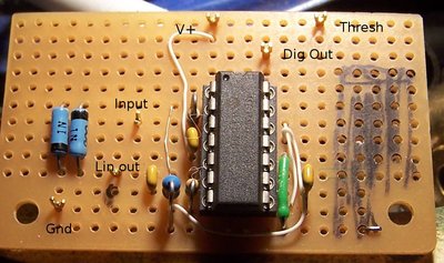 Front side of kludge board
