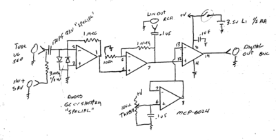 Corrected schematic for the fancy version