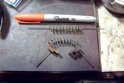 Wire evap sources